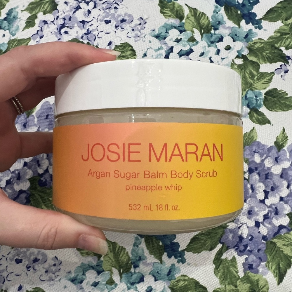 Josie Marian Argan Sugar Balm Body Scrub Pineapple Whip